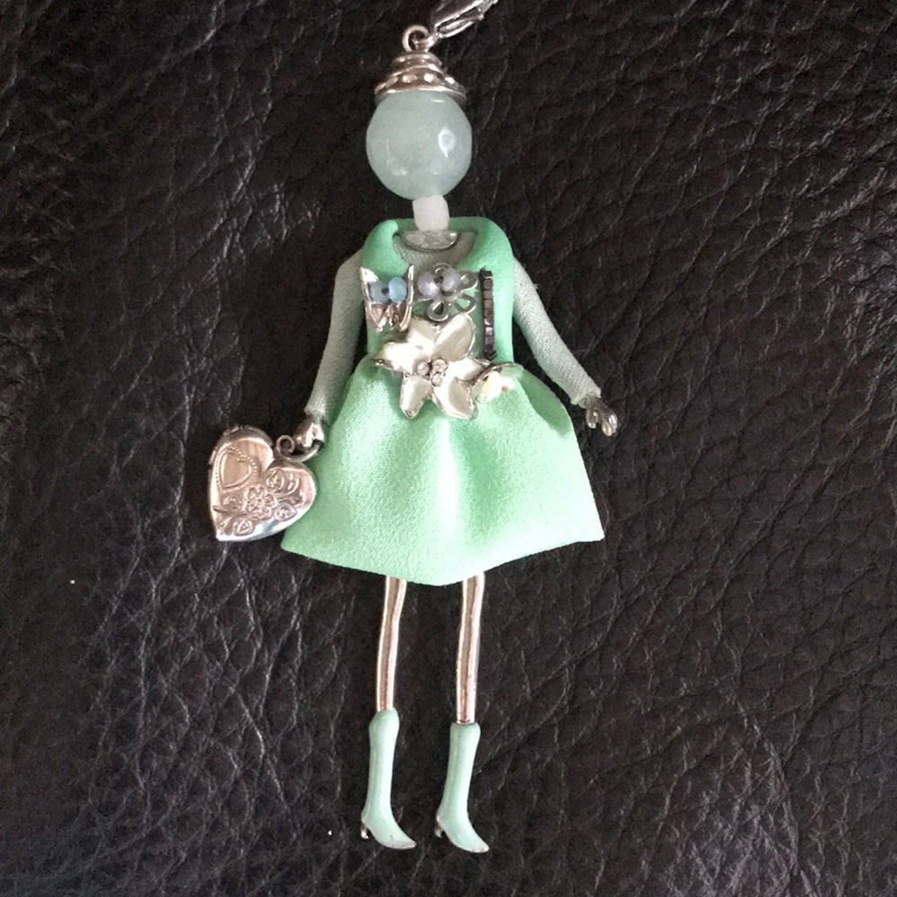 Handmade Crafted Pendant of a Fashionista